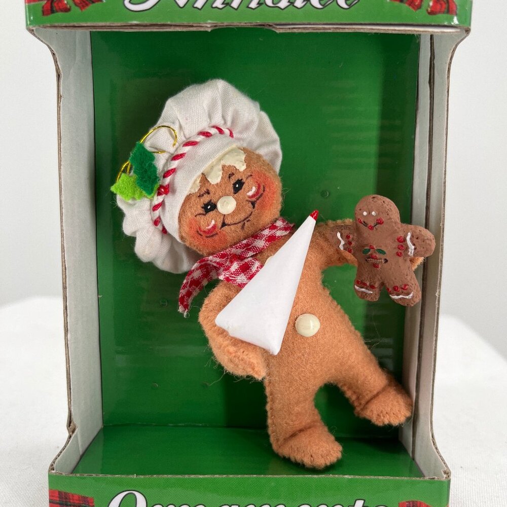 Gingerbread Chef Annalee Doll Christmas Ornament 4"